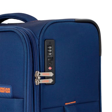 MALETA SUN BREAK SP TSA EXP MEDIANA AZUL BLANDA AT - 6