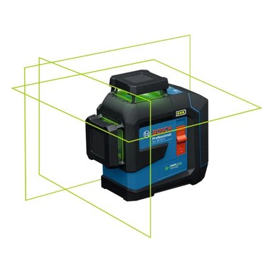 NIVEL LÁSER BOSCH VERDE GLL 80-33 G 360° + BATERIA