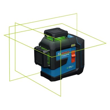 NIVEL LÁSER BOSCH VERDE GLL 80-33 G 360° + RECEPTOR + BATERIA