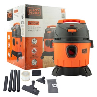 ASPIRADORA SECO/HÚMEDO 1200W 10 L BLACKYDECKER BDWD10-B2C