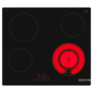 COCINA ELÉCTRICA EMPOTRABLE BOSCH PKF611BB8E 4 HORNILLAS