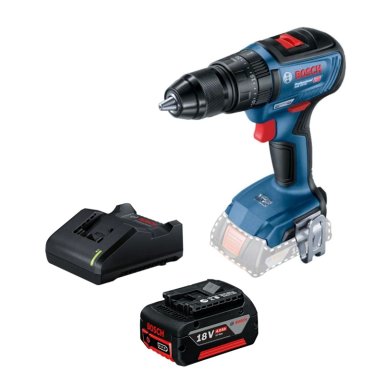TALADRO PERCUTOR BOSCH GSB 18V-50 + BATERÍA 4.0AH + CARGADOR