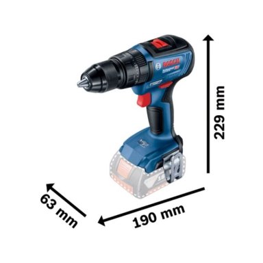 TALADRO PERCUTOR BOSCH GSB 18V-50 + BATERÍA 4.0AH + CARGADOR - 4
