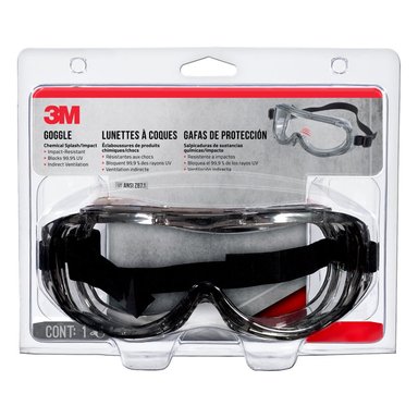 LENTES DE SEGURIDAD 3M PROFESIONAL PARA IMPACTOS Y QUÍMICOS