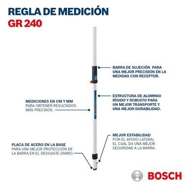 REGLA PARA NIVEL ROTATIVO BOSCH GR 240 - 3