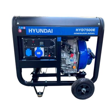 GENERADOR DIESEL HYUNDAI 5.5 KW - MAX 6.0 KW HYD7500E