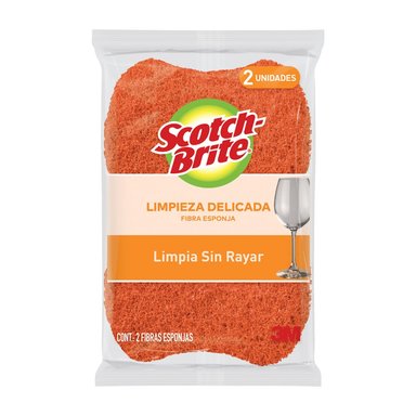 ESPONJA SCOTCH BRITE CERO RAYAS COCINA X2