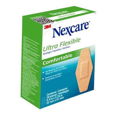 BANDITAS NEXCARE ULTRAFLEXIBLE CONFORTABLE X20