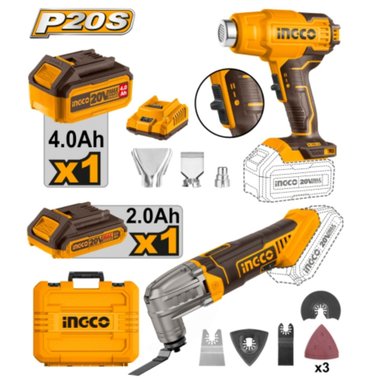 ROTOMARTILLO INGCO CRHLI202287 20V BRUSHLESS SDS PLUS + ACC - 2