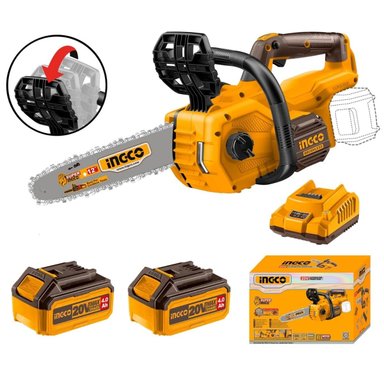 TALADRO + AMOLADORA INGCO CKLI20155 20V P20S + BATERÍAS 4AH