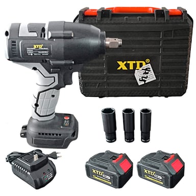 LLAVE IMPACTO 1/2 XTD 700NM 4725 + 2 BATERÍAS + CARGADOR - 1