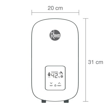 RAPIDUCHA ELÉCTRICA RHEEM ELEGANT DIGITAL 5.5 KW - 5