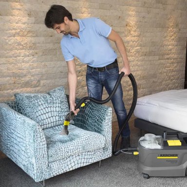 LIMPIADORA ASPIRADORA KARCHER ALFOMBRA TAPIZ PUZZI 10/1 - 2