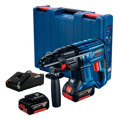 SET DE HERRAMIENTAS BOSCH ROTOMARTILLO GBH 180 LI 18V BRUSHLESS + 2 BATERÍA 4.0 A - 1