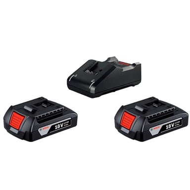 SET DE HERRAMIENTAS BOSCH TALADRO ATORNILLADOR GSR 185-LI + 2 BATERÍA 2 AH 1 CARGADOR - 2