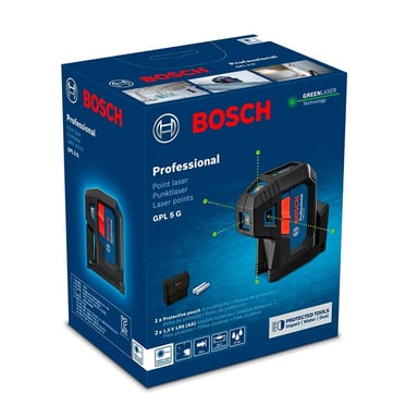 NIVEL LÁSER BOSCH GPL 5 G 5 PUNTOS 30 METROS - 5