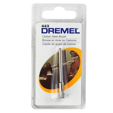 CEPILLO DE ACERO AL CARBONO 1/8" DREMEL 443