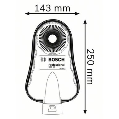 ACCESORIO DE ASPIRACIÓN DE POLVO BOSCH GDE 68-TALADROS Y MARTILLOS - 3
