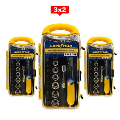 WINCHA PROFESIONAL 3M X 16MM GOODYEAR BLOQUEO 3X2 - 1