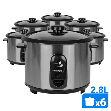 OLLA DAEWOO ARROCERA ANTIADHERENTE 2.8L INOXIDABLE PACK X6