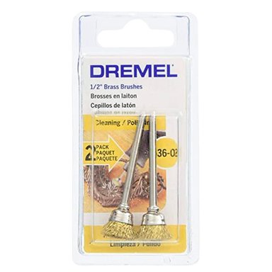 CEPILLO DE LATÓN 1/2" DREMEL 536-02