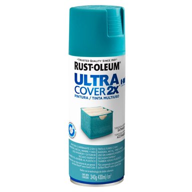 AEROSOL MULTIUSOS RUST OLEUM ULTRA COVER 2X TURQUESA 946 ML 2X SATIN 340G