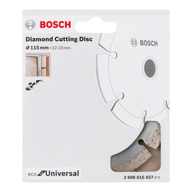 ACCESORIOS ESMERILES BOSCH CAJA X10. DISCO 'ECO' UNIVERSAL SEGMENTADO 4-1/2'