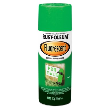 AEROSOL RUST OLEUM PINTURA PARA PEQUEÑOS PROYECTOS VERDE 408 ML SPECIALTY FLUORESCENTE 312G