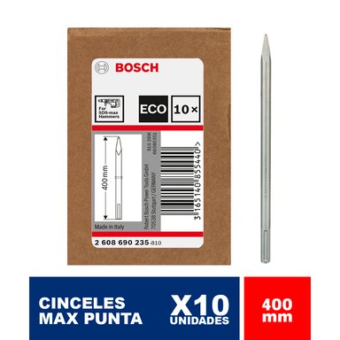 CINCELES BOSCH MAX PUNTA DE PUNTA MAX 400 MM CAJA POR 10 ECO