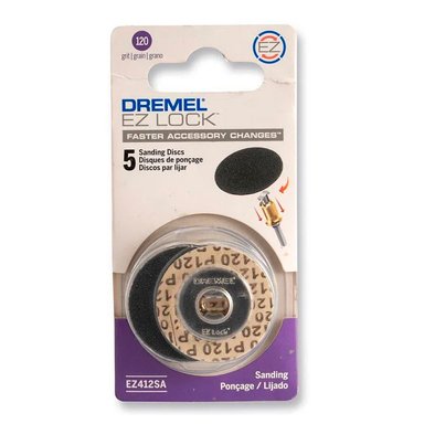 DISCOS DE LIJAS EZ-LOCK 120G DREMEL EZ412SA