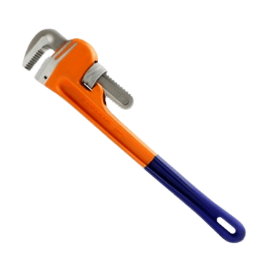 LLAVE STILSON KAMASA KM6205 NARANJA 18' - 1