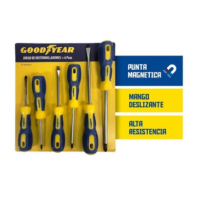 SET DESTORNILLADORES KAMASA KM1969 6 PIEZAS