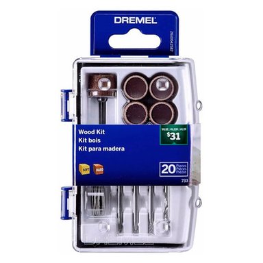 MICRO KIT DE ACCESORIOS PARA LIJADO DE MADERA DREMEL 733 - 1
