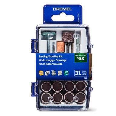 MICRO KIT DE ACCESORIOS PARA LIJADO/AMOLADO DREMEL 727 - 1