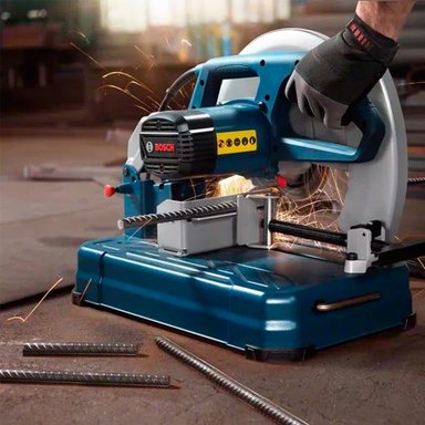 SET DE HERRAMIENTAS BOSCH TRONZADORA METALES GCO 14-24 2400 WATTS + 5 DISCOS TRONZAR - 3