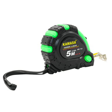 WINCHA PLÁSTICA COLOR 5MX19MM KAMASA KM712