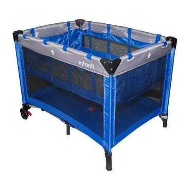 CORRAL CUNA INFANTI AZUL