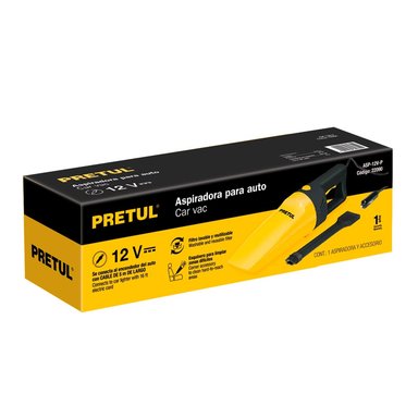 ASPIRADORA PARA AUTO 12V ASP-12V-P PRETUL - 3