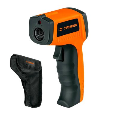 TERMOMETRO LASER INFRARROJO TRUPER CON PANTALLA LCD METE-500