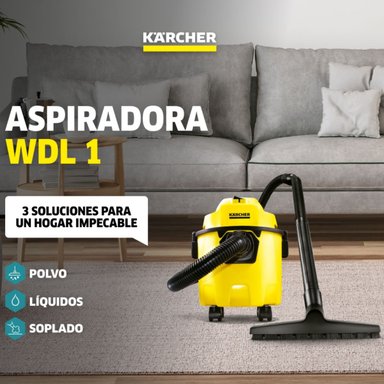 ASPIRADORA DE  AGUA Y POLVO WDL1 1000W 10L KARCHER - 5