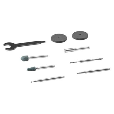 MICRO KIT DE 8 ACCESORIOS VIDRIO Y PIEDRA DREMEL 735-01
 - 2