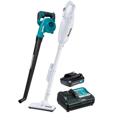 ASPIRADORA Y SOPLADOR MAKITA 12V BL BATERÍA Y CARGADOR CLX248