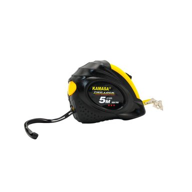 WINCHA PVC KAMASA 5MX19MM C/IMAN 2 TRABAS KM705