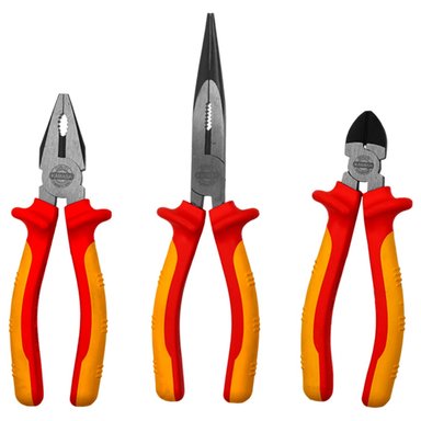 JUEGO DE ALICATES AISLANTE KAMASA CR-V 3 PZS KM2167