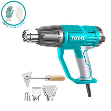 PISTOLA DE CALOR 2000W TB20056 + GUANTES XL TSP11102 TOTAL