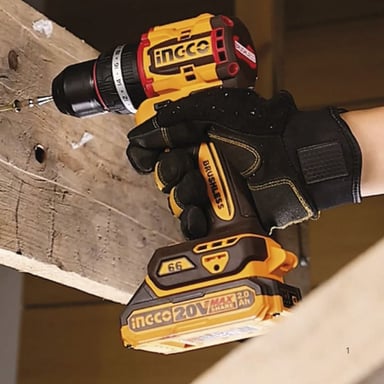TALADRO PERCUTOR INGCO 20V BRUSHLESS 66NM P20S KIT 2 BATERÍAS - 5