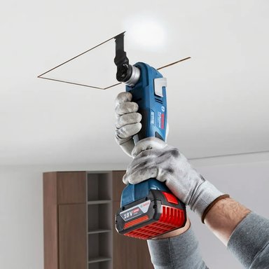 MULTICORTADORA BOSCH 18V GOP 185-LI CORTE LIJADO Y DESBASTE (BARETOOL) - 4