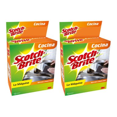 PACK X2 FIBRA SCOTCH BRITE LA MAQUINA