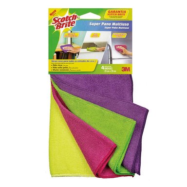 PAÑO SCOTCH BRITE MICROFIBRA X4