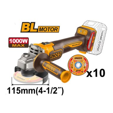 KIT TALADRO + AMOLADORA + LLAVE 20V 4AH 2BAT COSLI241291 - 3